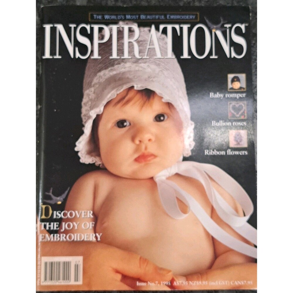Vintage Inspirations Embroidery Magazine Issue No. 7, 1995 Edition Australian